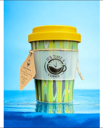 It’s Time 4 Coffee Takeaway Cup 12oz - Bamboo Cup